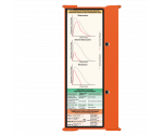 WhiteCoat Clipboard® Trifold - Orange Respiratory Therapy Edition